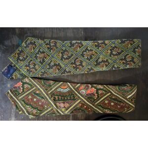 Set Of 2 Vintage Roos Atkins A John Weitz Design Paisley Ties